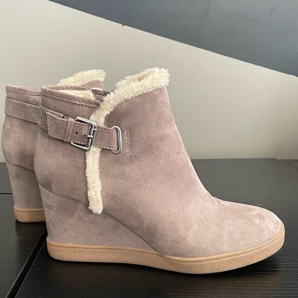 UNISA MOBII WEDGE BOOTIE, Tan, 9 - Picture 5 of 14